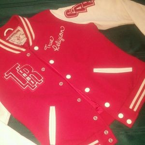 True Religion Letterman Jacket